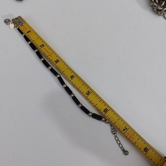 2000 MTV Network Black Silver Beaded Bracelet - Picture 7 of 7